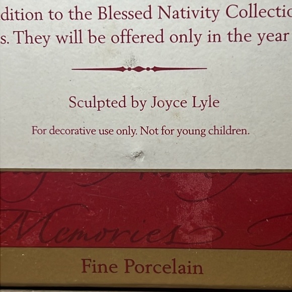 Hallmark Keepsake Melchior The Magi Blessed Nativity Collection Wisemen Vintage - Picture 13 of 14
